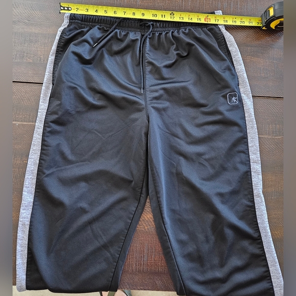 And1 Mens Pants with Drawstring Size 2XLColor Black with Heather Gray Stripes - Picture 8 of 10